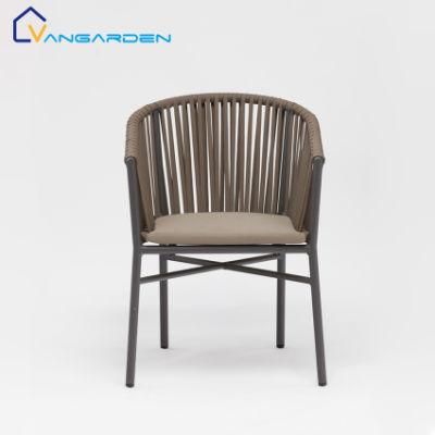 China Design Furniture with White Color and Aluminum Material Metal Outdoor Luxury Garden Chair