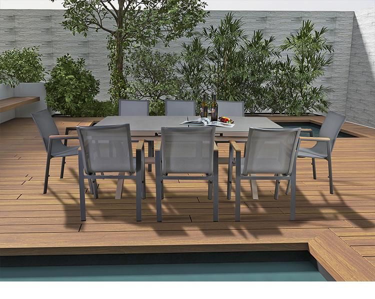Foshan New OEM Rattan Sofa Patio Furniture Dining Table Set with Cheap Price