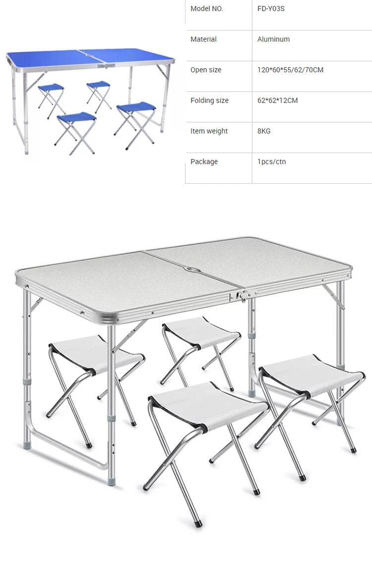 Suitcase Promotion Folding Box Set Outdoor Set Portable Camping Chair Table