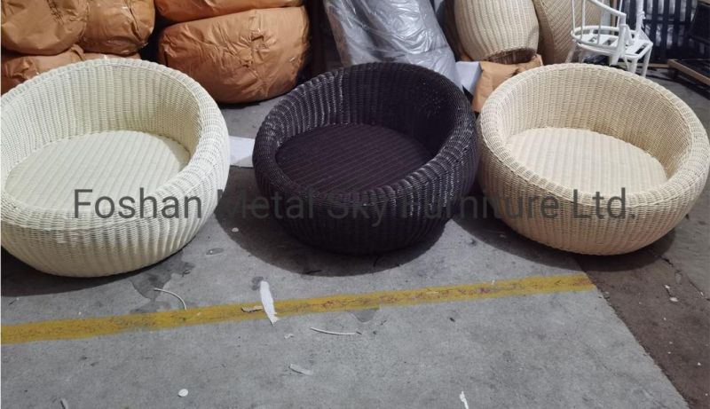 Outdoor Garden Hotel Villa Patio Aluminum Wicker Rope Rattan Sofa