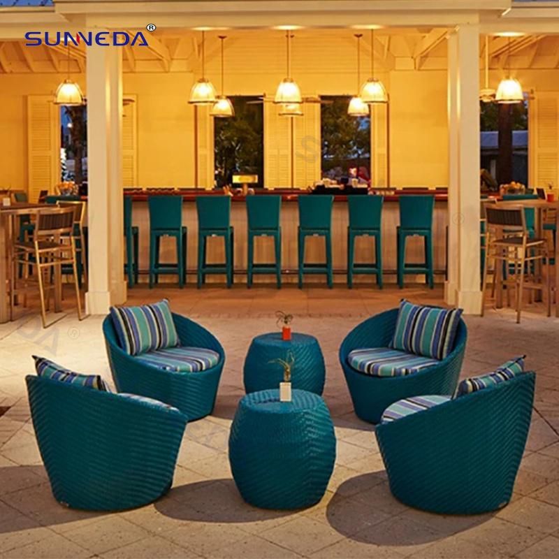 Factory Directly Sell High-Quality Aluminium Alloy Leisure Foam Hotel Garden Chairs Set
