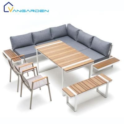 Waterproof Outdoor Garden Modern Sofa Furniture for Dining and Leisure