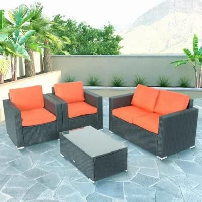 Hot Selling Outdoor Garden Furniture Modern Patio Sofa Set Rattan Furniture