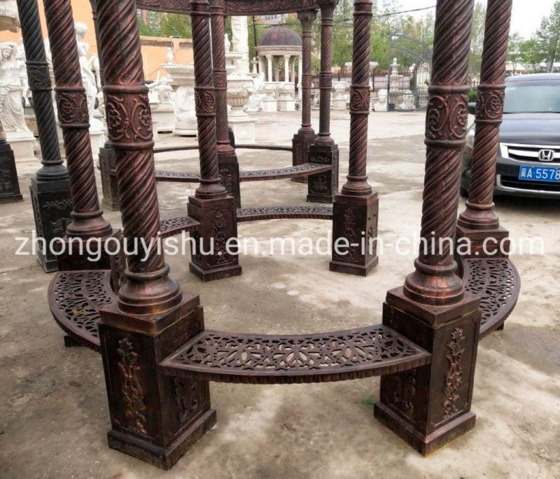Cast Iron Gazebo Dome Structure for Garden Decoration