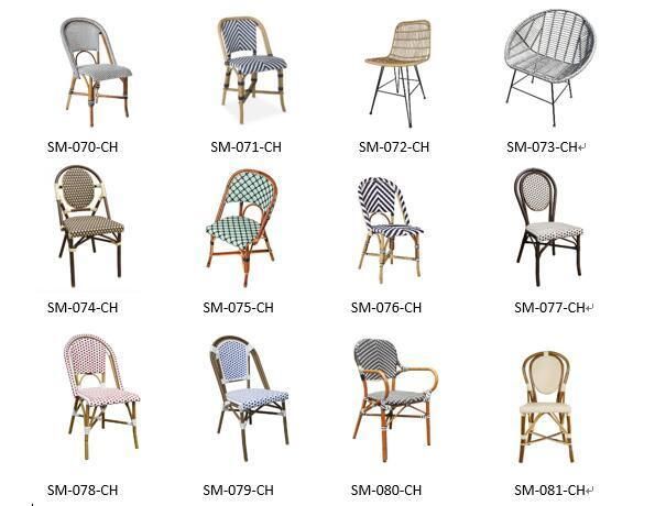 Garden Furniture Plastic Weaving Rattan Patio Modern Chairs