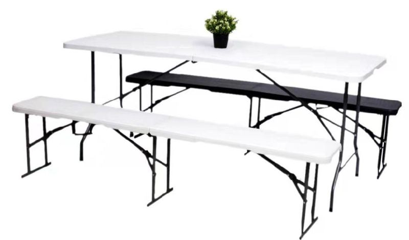 White Color Garden Cheapest 6FT Folding Bench