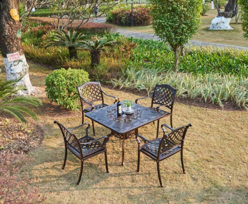 Factory Price Cast Aluminum Durable Table
