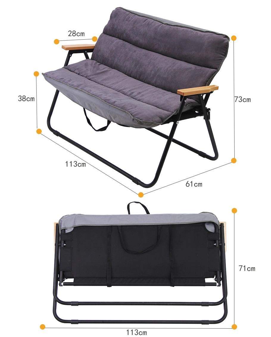 Wholesale OEM Bench with Low Back Rest for Leisure Bench Chair