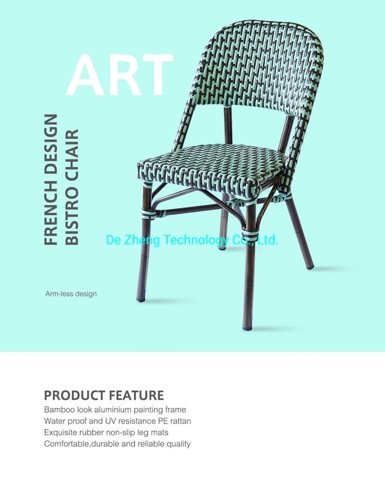 Street Outside Commercial Outdoor Leisure Patio Cane Garden Arm Chair