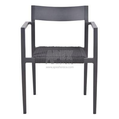 Multipurpose Hotsale Rope Seat Aluminium Leisure Dining Chair