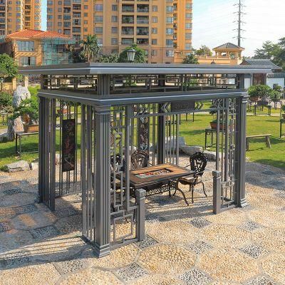 Foshan Customized Darwin or OEM Carton Package Metal Gazebo Aluminium Pergola