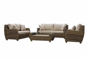 Luxury Outdoor Garden Wicker Rattan Lounge Outdoor Sofa Set Furniture
