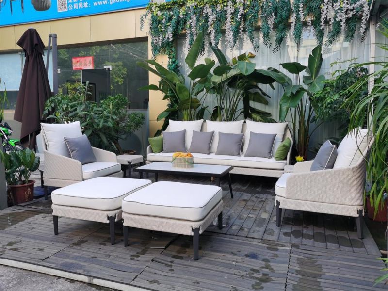 Modern Garden Outdoor Rattan Custom Furniture Set Other Outdoor Patio Furniture Rattan Sofa Set
