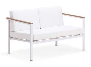 Aluminium Outdoor Furniture White Deep Seat Sofa Set