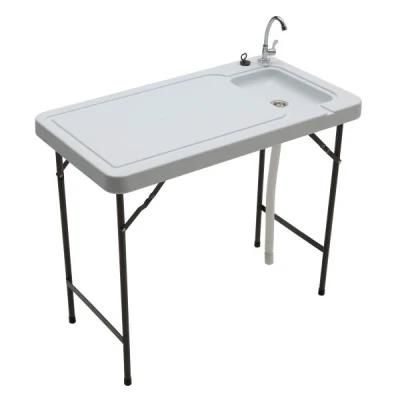 Portable Fish Fillet Hunting Cleaning Cutting Camping Picnic Outdoor Gardening Folding Table