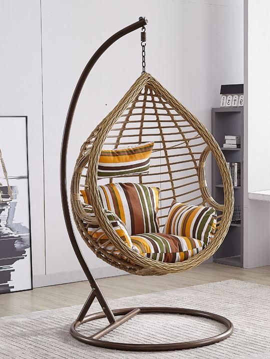 Excellent Outdoor Hanging Indoor Garden Patio Egg Rattan Swing Chair