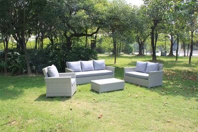 1sets for Sample Is Available Curved Outdoor L Shaped Garden Sofa