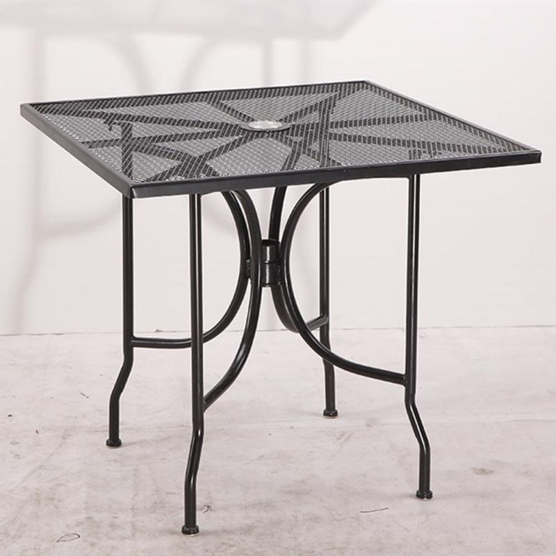 Us Market Design Outdoor Restaurant Grilled Patio Steel Chair