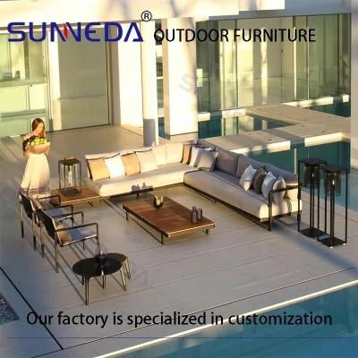 Factory Directly Sell Good Quality Hotsale Aluminium Alloy Metal Outdoor Sofa Set