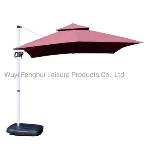 Fh-Ru002-25 2.5m Square Roma Umbrella Hanging Parasol