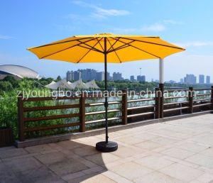 3.5m Patio Umbrella 48mm Metal Frame Outdoor Garden Crank Umbrella