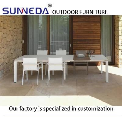 Chairs Classic Durable Aluminium Alloy Teslin Mesh PVC Outdoor Furniture