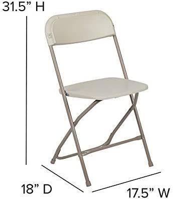 Commercial-Grade Plastic Folding Chairs Designed to Be Lightweight