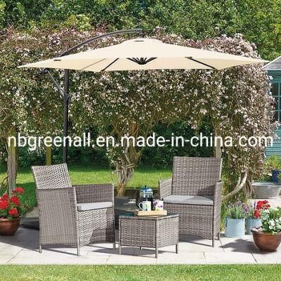 3 Piece Outdoor Garden Metal Bistro Table with Chairs Balcony Home Furniture