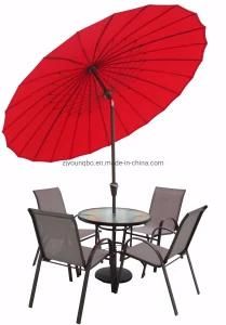 Hot Sale 24 Fiberglass Ribs Outdoor Garden Crank Patio Umbrella