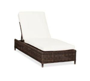 Outdoor Garden Rattan Wicker Chaise Lounge Furniture Lounger Sunbed Set