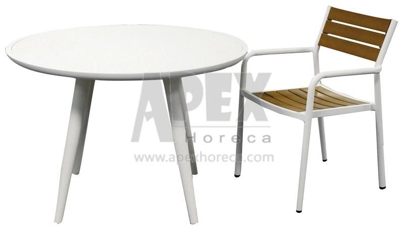 Bistro Modern Restaurant Sectional High Quality Aluminum Sidechair