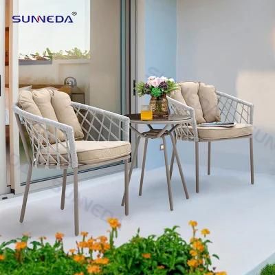 Bestselling Modern Style Rattan Rope Chairs Outdoor Patio Furniture