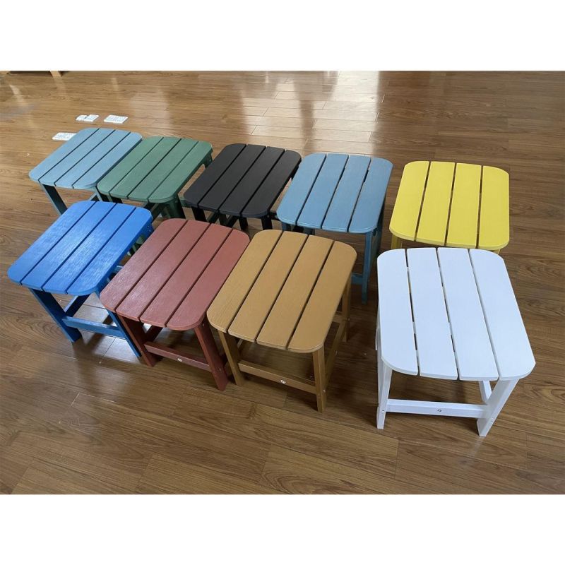 Simply Design Classic Fashion Modern Fun Colorful Polywood Commercial Factory Outlet Bar Stool Side Table