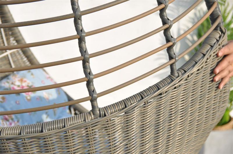 Garden Outdoor Swing Bed Chair with Cushion Patio with Swing Chair