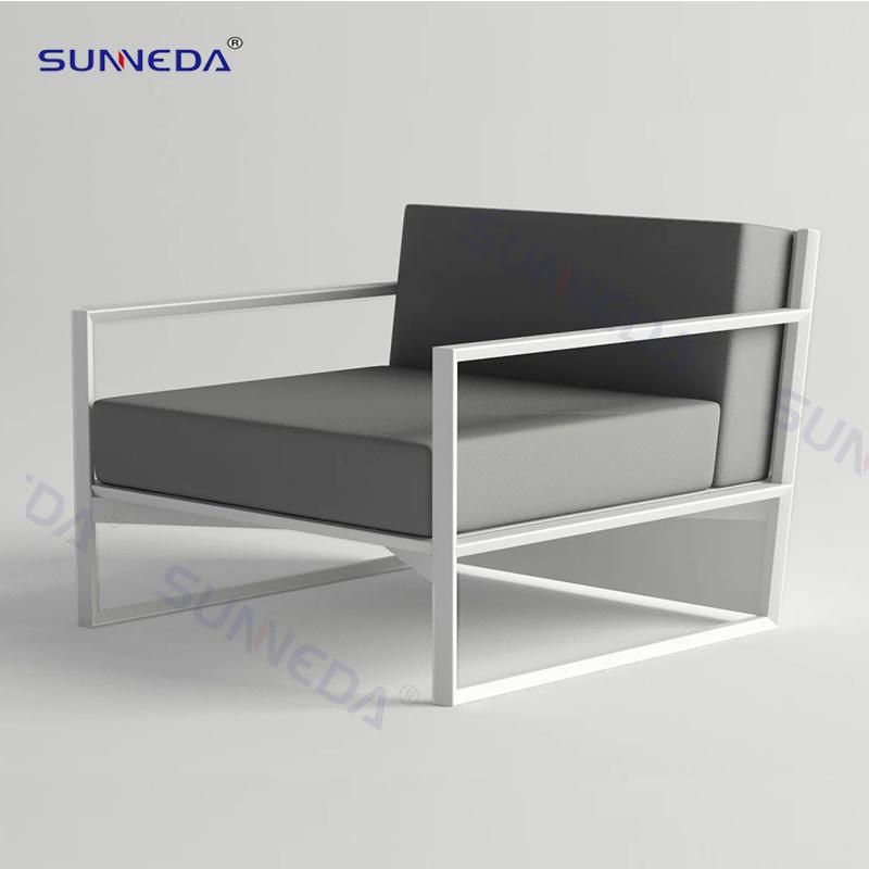 Simple Aluminum Leisure Outdoor Sofa Set Garden Coffee Table
