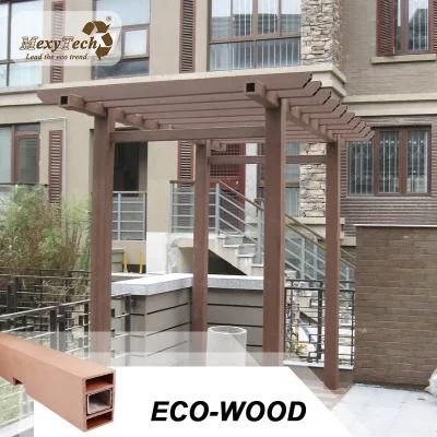 China Supplier Customized Design Maintenance Free Wood Plastic Composite Outdoor WPC Pergola