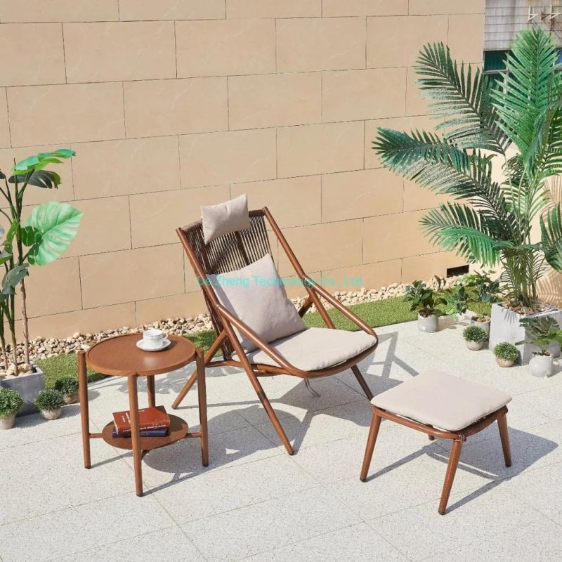 Hot Sell Outdoor Rope Chair All Weather Cheap Bistro Patio Garden Chair Patio Furniture New Design Garden Chairs