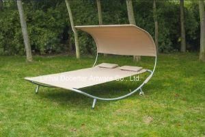 Double Seater Lounge with Canopy and Wheel