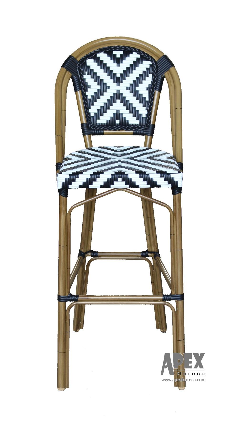 Bistro French Chair Wicker Chair Bamboo Look Cafe Furniture