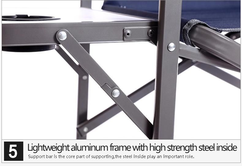 High Strengh Director Folding Chair with Ice Bag