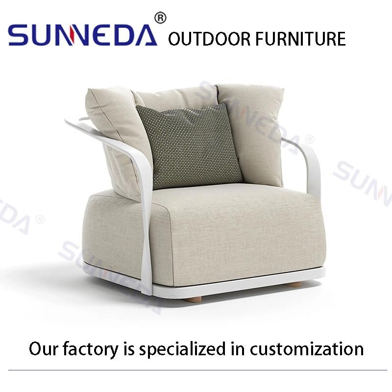 Exquisite Style Restaurants Cafe Minimalism Design Outdoor Furniture Set (Accept Customized)