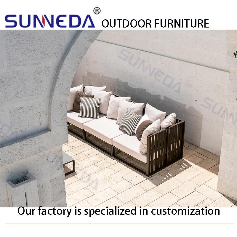 Alu Frame Outdoor Patio Garden Furniture Elegance Sofa Set