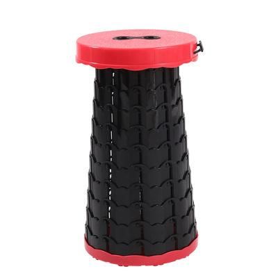 New Outdoor Portable Upgraded Folding Stool Adjustable Retractable Camping Chairs Telescopic Folding Stool