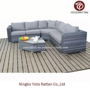 Grey Rattan Sofa Set for Outdoor (1503)