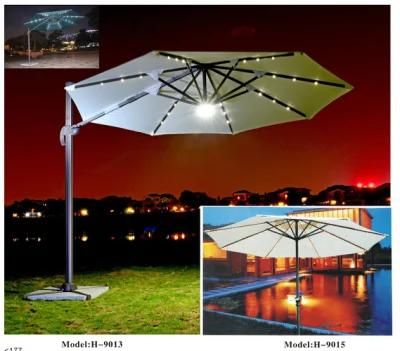 High Quality Outdoor Umbrella with Lights, Patio Umbrella for Garden and Swimming Pool for Sale