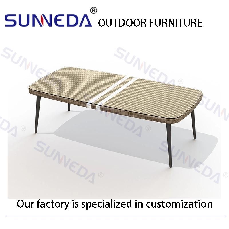 Modern Garden Aluminium Furniture Dining Table Chair Outdoor