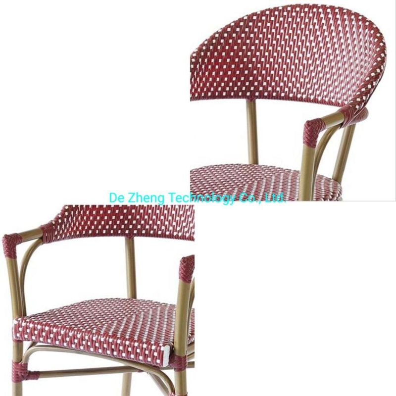 Foshan Wholesale Big Lots Stackable Aluminum Wedding Luxury Outdoor Restaurant Cafe Furniture