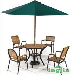 Outdoor Solid Wood Garden Public Dining Patio Furniture (JT-501)