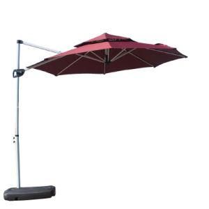 Fh-Ru001-30 10 Feet Patio Umbrella Cantilever Parasol Red