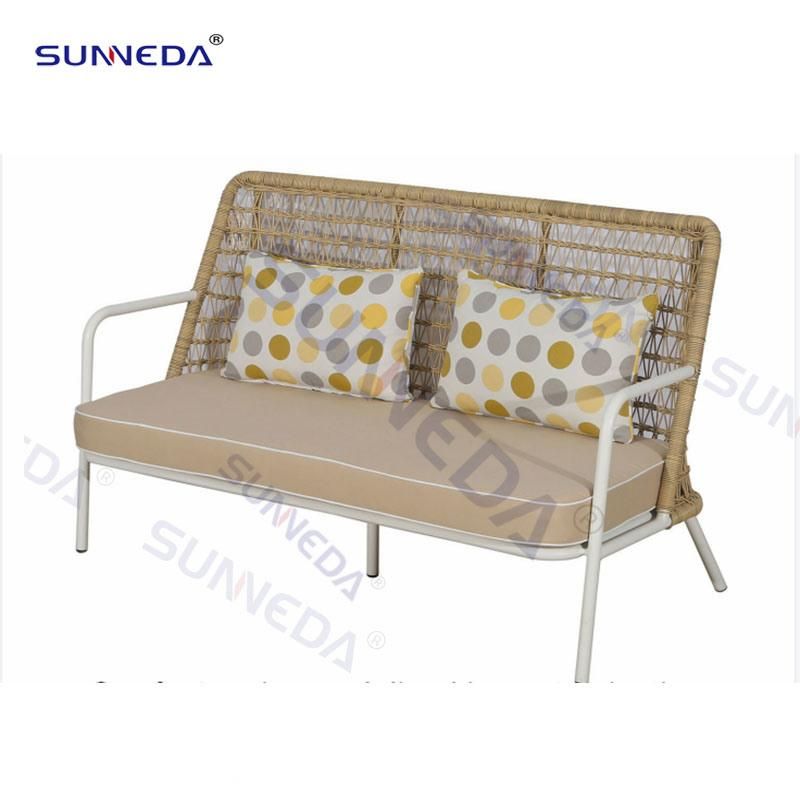 Country Terrace Aluminum Outdoor Furniture Rope Sofa